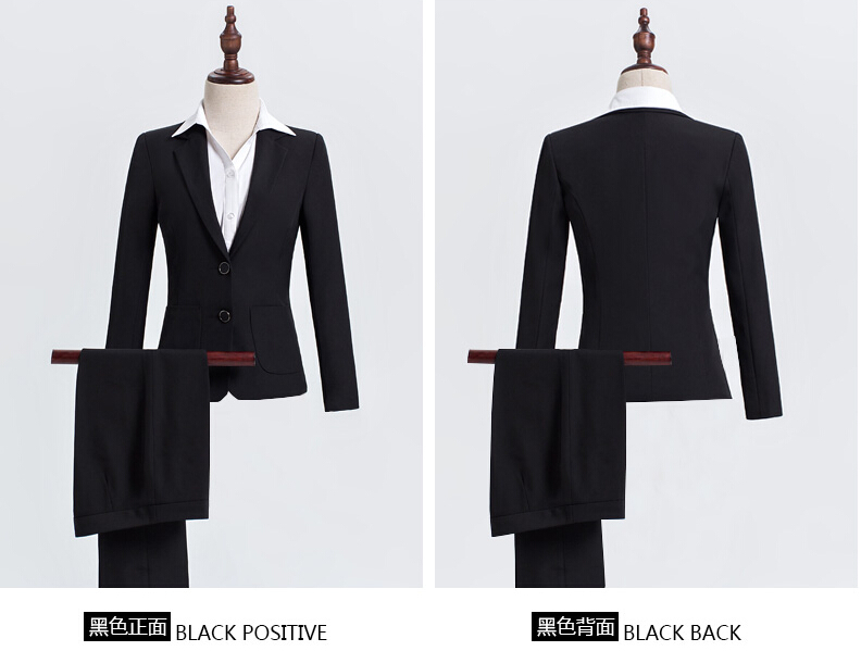 酒店大唐經(jīng)理黑色夠工服定制