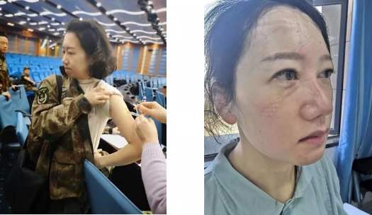 女軍醫奮戰在抗疫一線