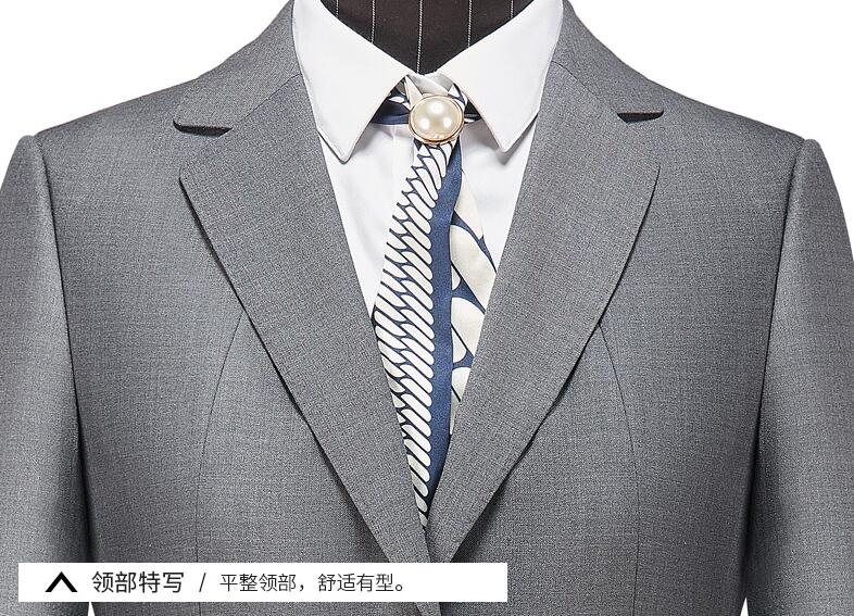 女士平脖領(lǐng)兩粒扣女士工服領(lǐng)型細(xì)節(jié)圖