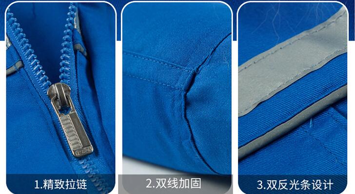 夏季短袖工作服訂制細節工藝圖