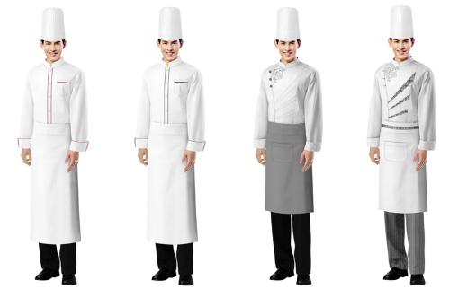 定制廚師工服的設計款式圖