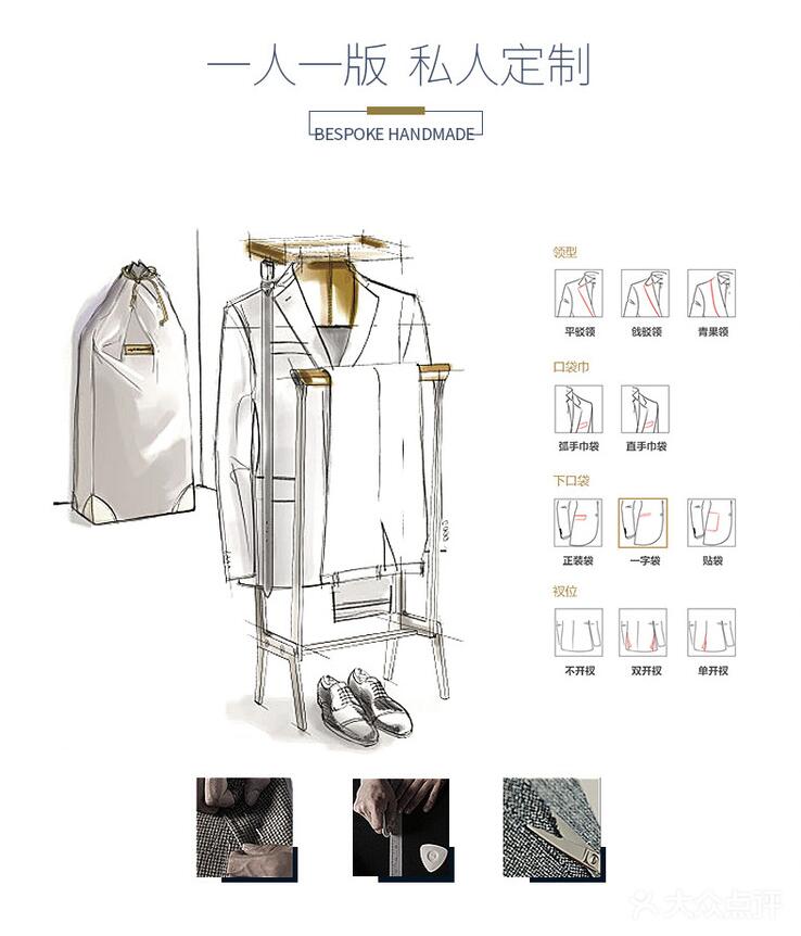 男士時尚結婚西服定制版型選擇