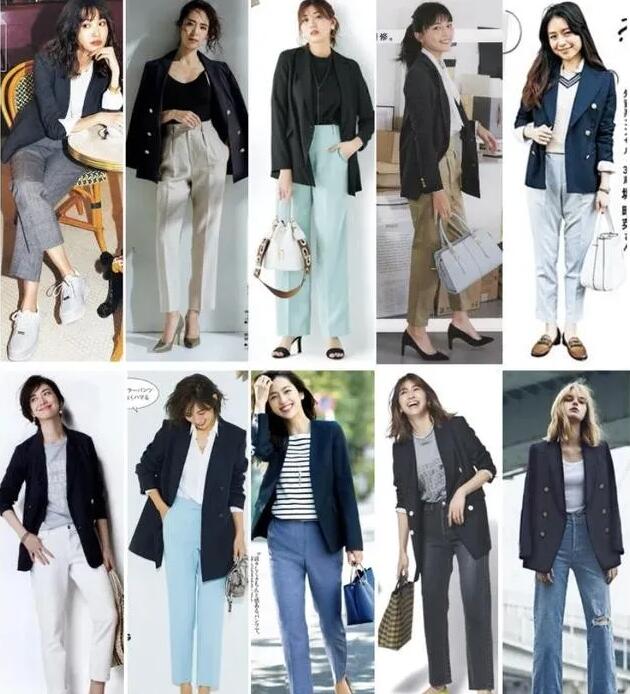 女士 西裝怎么搭配